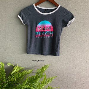 Girl's Graphic Tee Crop Top